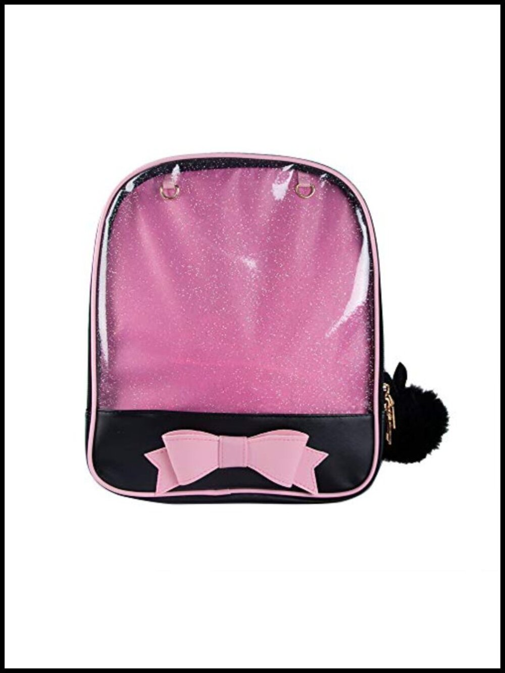 Ita Bag Backpack PU Leather with Rabbit Charm for Adults